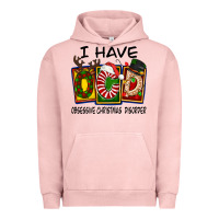 Pigment Salmon I Have Obsessive Christmas Disorder Urban Hoodie - FaDigitalArtStudio