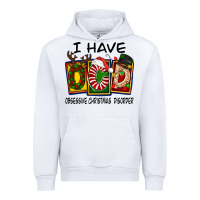 White I Have Obsessive Christmas Disorder Urban Hoodie - FaDigitalArtStudio