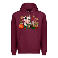 Cow Coffee Cups Christmas Premium Hoodie | Teevron