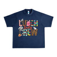 Navy lunch lady crew Urban Heavy Tee - NancyCooperArtShop