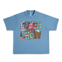 Pebble Blue lunch lady crew Urban Heavy Tee - NancyCooperArtShop