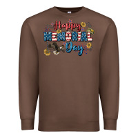 Chestnut Happy memorial day 4th of july Premium Sweatshirt - CowGirlArtShop