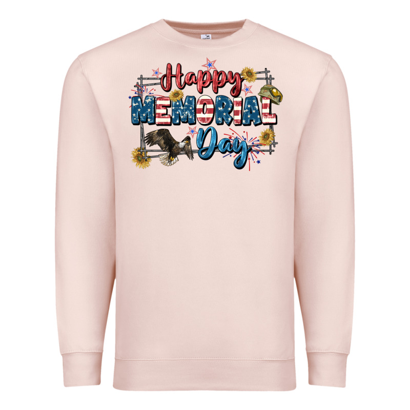 Happy Memorial Day 4th Of July Premium Sweatshirt by CowGirlArtShop | Teevron