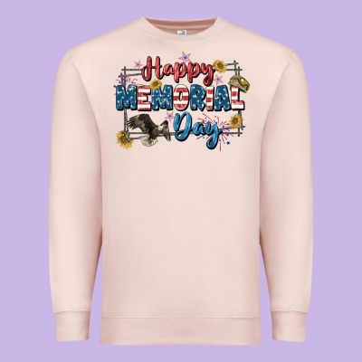 Happy Memorial Day 4th Of July Premium Sweatshirt Designed By Cowgirlartshop