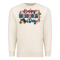 Sandshell Happy memorial day 4th of july Premium Sweatshirt - CowGirlArtShop
