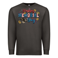 Smoke Happy memorial day 4th of july Premium Sweatshirt - CowGirlArtShop