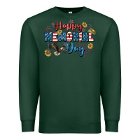 Sports Green Happy memorial day 4th of july Premium Sweatshirt - CowGirlArtShop
