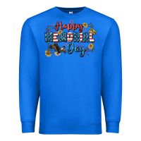 True Royal Happy memorial day 4th of july Premium Sweatshirt - CowGirlArtShop