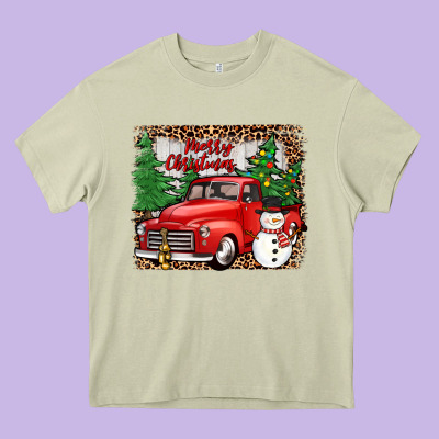 Merry Christmas Heavy Core Tee Designed By Jahusdesignshop