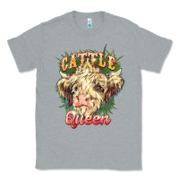 Heather Grey cattle queen Classic Tee - NancyCooperArtShop