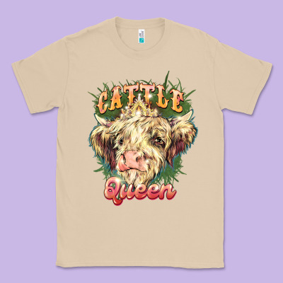 Cattle Queen Classic Tee Designed By Nancycooperartshop