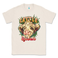Natural cattle queen Classic Tee - NancyCooperArtShop