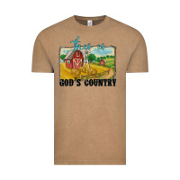 Vintage Coffee this is god's country Vintage Tee - MaliasSmallBusiness