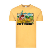 Vintage Mustard this is god's country Vintage Tee - MaliasSmallBusiness