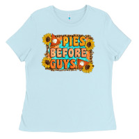 Baby Blue Pies Before Guys Ladies Tee - Artiststas