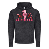 Vintage Black my first valentines day Vintage Hoodie - MaliasSmallBusiness
