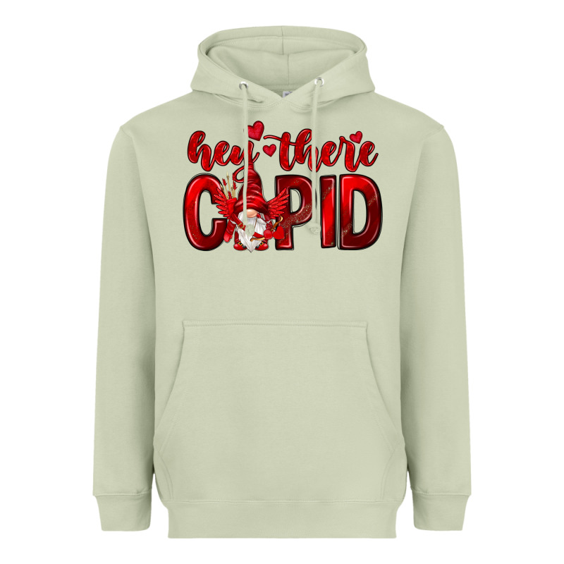 Hey There Cupid Valentine's Day Heavyweight Hoodie by HowdyJamesFarm | Teevron