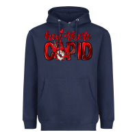Navy Hey there Cupid Valentine's Day Heavyweight Hoodie - HowdyJamesFarm