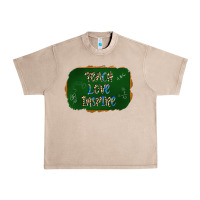 French Oak teach love inspire chalkboard Urban Heavy Tee - AdoDesignShop