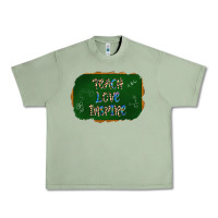 Oil Green teach love inspire chalkboard Urban Heavy Tee - AdoDesignShop