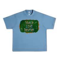 Pebble Blue teach love inspire chalkboard Urban Heavy Tee - AdoDesignShop