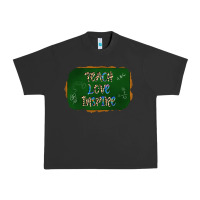 Pigment Black teach love inspire chalkboard Urban Heavy Tee - AdoDesignShop