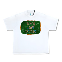 White teach love inspire chalkboard Urban Heavy Tee - AdoDesignShop