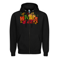 Black Mama cita Zipper Hoodie - NancyCooperArtShop