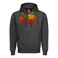 Charcoal Heather Mama cita Zipper Hoodie - NancyCooperArtShop