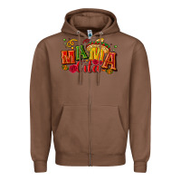 Chestnut Mama cita Zipper Hoodie - NancyCooperArtShop