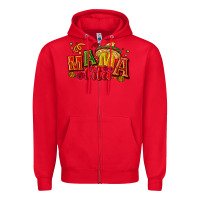 Red Mama cita Zipper Hoodie - NancyCooperArtShop