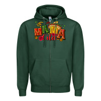 Sports Green Mama cita Zipper Hoodie - NancyCooperArtShop