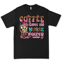 Black coffee gives me nurse power Premium Tee - AdoDesignShop
