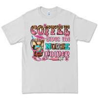 Dove Grey coffee gives me nurse power Premium Tee - AdoDesignShop