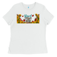 White blessed teacher libbey glass Ladies Tee - BundleAndBundleShop