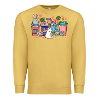 Antique Gold Easter Day coffee drink Premium Sweatshirt - HowdyJamesFarm
