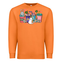 Carrot Easter Day coffee drink Premium Sweatshirt - HowdyJamesFarm