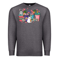 Charcoal Heather Easter Day coffee drink Premium Sweatshirt - HowdyJamesFarm