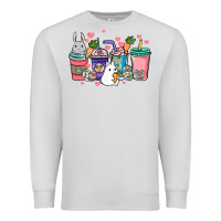 Dove Grey Easter Day coffee drink Premium Sweatshirt - HowdyJamesFarm