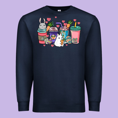 Easter Day Coffee Drink Premium Sweatshirt Designed By Howdyjamesfarm