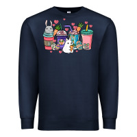 Navy Easter Day coffee drink Premium Sweatshirt - HowdyJamesFarm