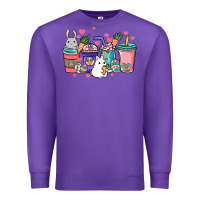 Purple Easter Day coffee drink Premium Sweatshirt - HowdyJamesFarm