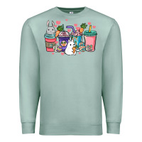 Seafoam Easter Day coffee drink Premium Sweatshirt - HowdyJamesFarm