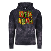 Cloud Black one love juneteenth Vintage Hoodie - MaliasSmallBusiness