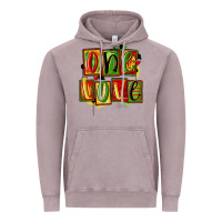 Vintage Zinc one love juneteenth Vintage Hoodie - MaliasSmallBusiness