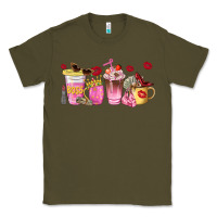 Army Green boss lady coffee cups Classic Tee - NancyCooperArtShop