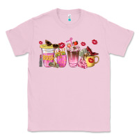 Bubblegum Pink boss lady coffee cups Classic Tee - NancyCooperArtShop