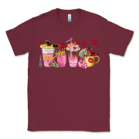 Burgundy boss lady coffee cups Classic Tee - NancyCooperArtShop