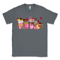 Charcoal Heather boss lady coffee cups Classic Tee - NancyCooperArtShop