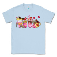 Dusty Blue boss lady coffee cups Classic Tee - NancyCooperArtShop